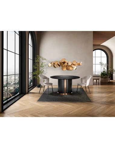 Mesa redonda de design italiano ZOLO 135, em...