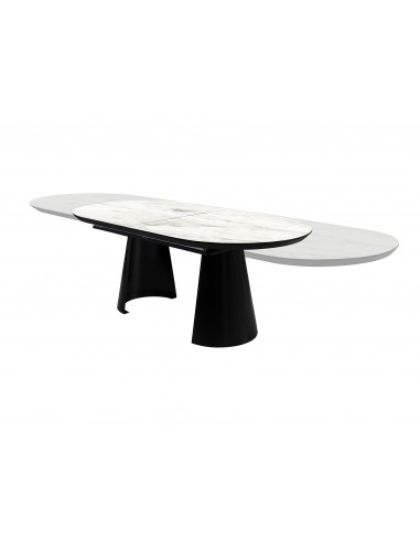 Mesa de design extensível grande CAPRI, de 206...