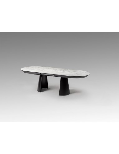Mesa de design extensível grande CAPRI, de 206...