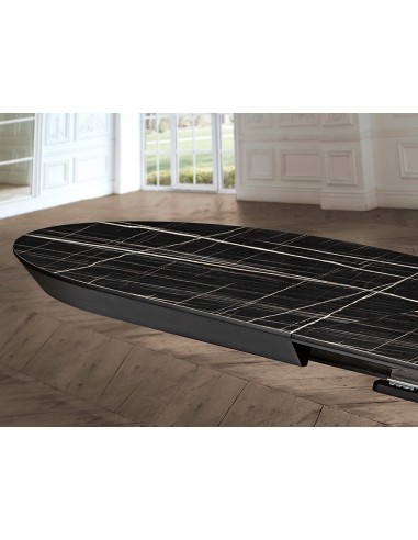 Mesa de design grande CAPRI de 206 a 406 cm....