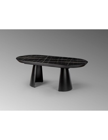 Mesa de diseño grande CAPRI 206 a 406 cm....