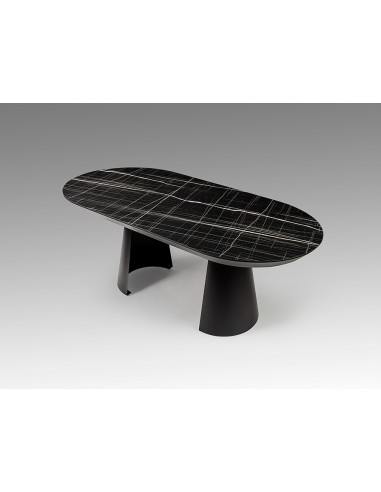 Mesa de diseño grande CAPRI 206 a 406 cm....