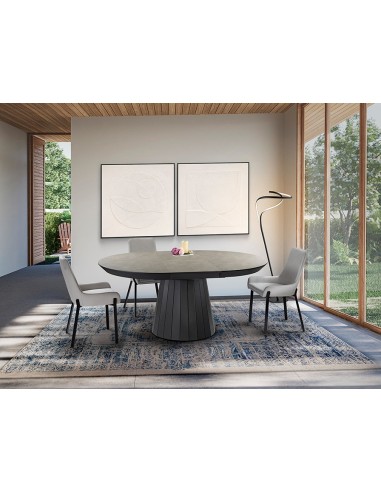 Mesa redonda extensível KORIA, 130 a 230 cm,...