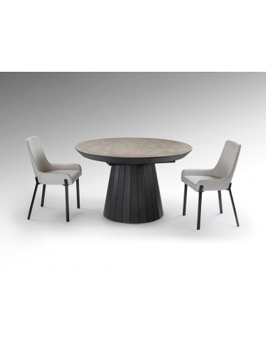 Mesa redonda extensible KORIA de 130 a 230 cm,...