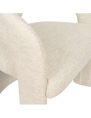 Silla toda tapizada de diseño orgánico LORETTA