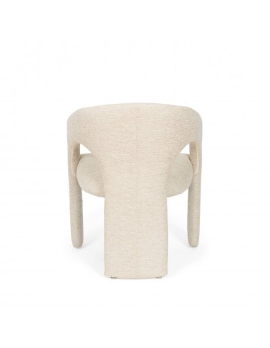 Cadeira totalmente estofada com design orgânico...