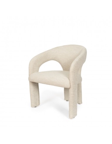 Silla toda tapizada de diseño orgánico LORETTA