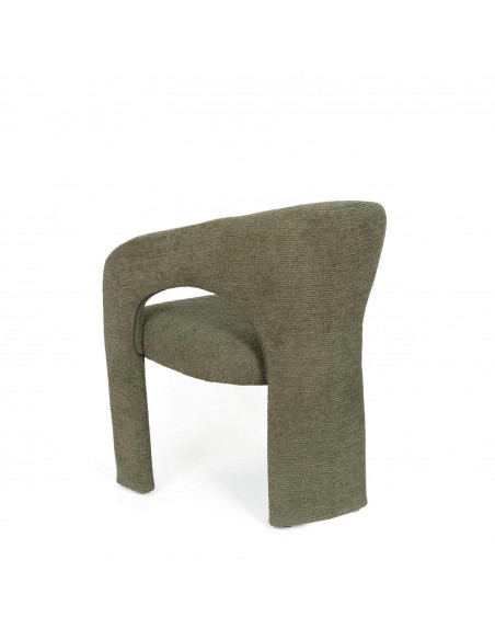 Silla toda tapizada de diseño orgánico LORETTA