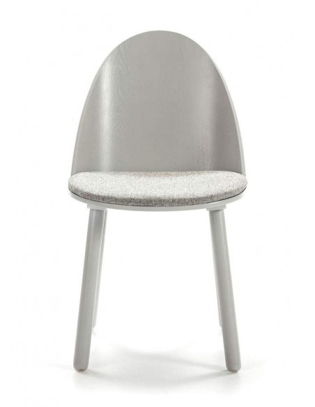 TEULAT SILLA de diseño UMA, GRIS CLARO TEULAT SILLA de diseño UMA, GRIS CLARO