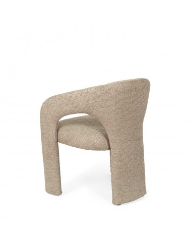 Silla toda tapizada de diseño orgánico LORETTA