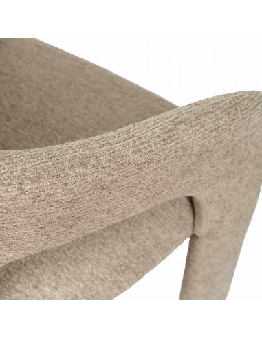 Silla toda tapizada de diseño orgánico LORETTA