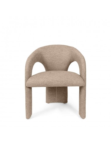 Silla toda tapizada de diseño orgánico LORETTA