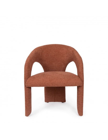 Silla toda tapizada de diseño orgánico LORETTA
