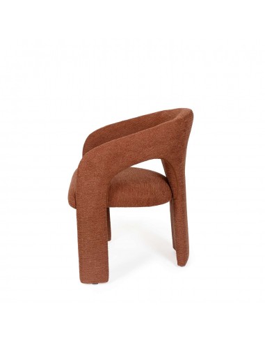 Silla toda tapizada de diseño orgánico LORETTA