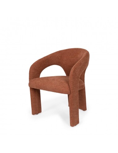 Silla toda tapizada de diseño orgánico LORETTA