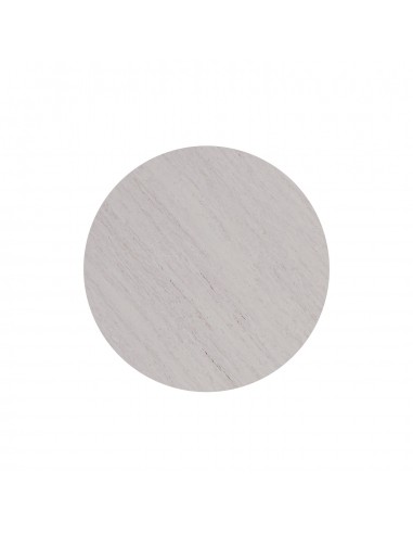 Mesa redonda em porcelânico Travertino TRACY...