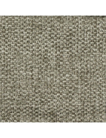 Banco bajo ARNY de 66 cm. Estofado em taupe e pes de metal.