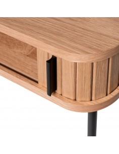 Consola hall contemporânea Cornell 120 x 35, em carvalho... 2