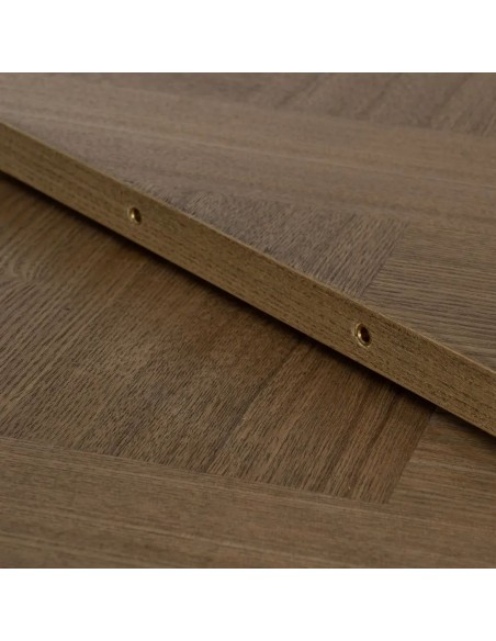 Mesa extensible Oslo 160(200) x 90, laminado simil madera y metal