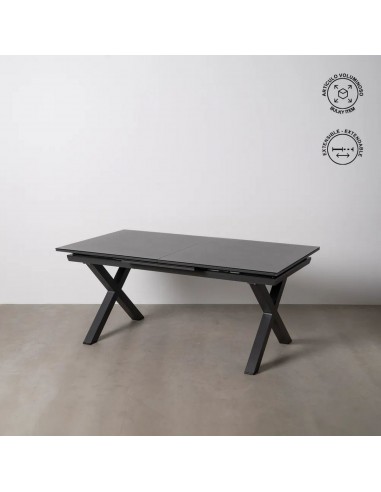 Mesa extensível 180(240) x 100 LUNA, vidro...