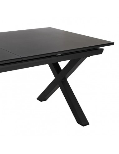 Mesa extensible 180(240) x 100 LUNA, cristal...