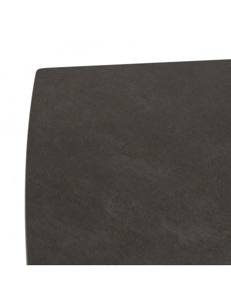 Mesa extensible Altea 180(260) x 90, cristal porcelánico gris.