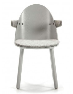 Teulat Silla con brazos UMA, GRIS CLARO 2