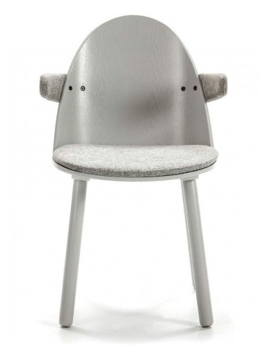 Teulat Silla con brazos UMA, GRIS CLARO
