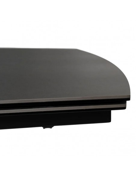 Mesa extensible Altea 180(260) x 90, cristal porcelánico gris.