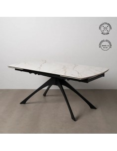 Mesa extensível Altea 180(260) x 90, vidro porcelânico...