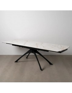 Mesa extensible Altea 180(260) x 90, cristal porcelánico... 2