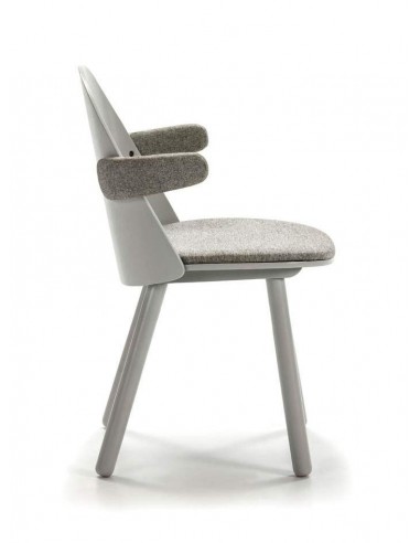 Teulat Silla con brazos UMA, GRIS CLARO