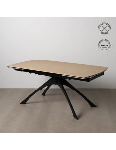 Mesa extensible Altea 180(260) x 90, cristal porcelánico...