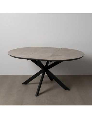 Mesa redonda extensível NEXO 120-160 em MDF cor...