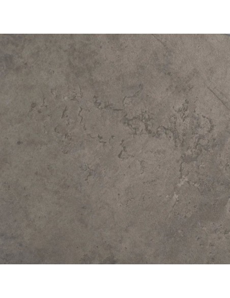 Mesa redonda extensível NEXO 120-160 em MDF cor cinza e metal preto