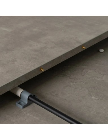 Mesa redonda extensível NEXO 120-160 em MDF cor...