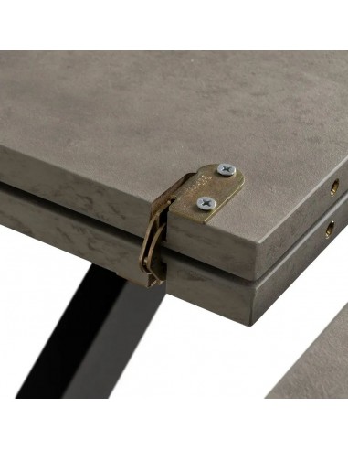 Mesa redonda extensível NEXO 120-160 em MDF cor...