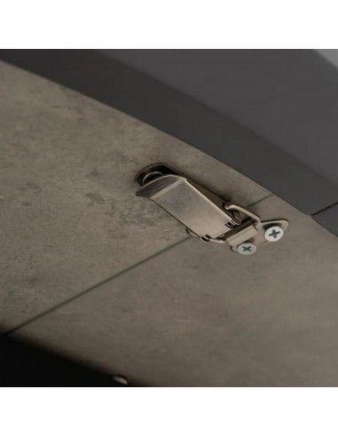 Mesa redonda extensível NEXO 120-160 em MDF cor...