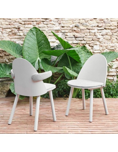 Teulat Silla con brazos UMA, GRIS CLARO Teulat Silla con brazos UMA, GRIS CLARO
