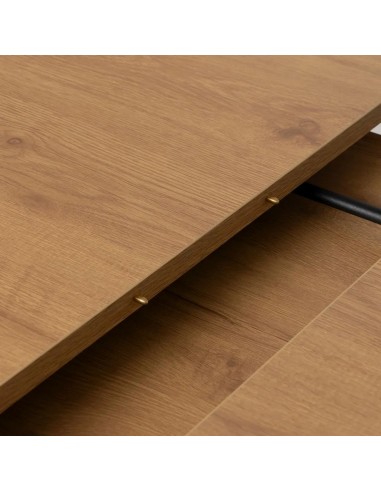 Mesa Extensible Redonda 120-160 NEXO MDF roble...