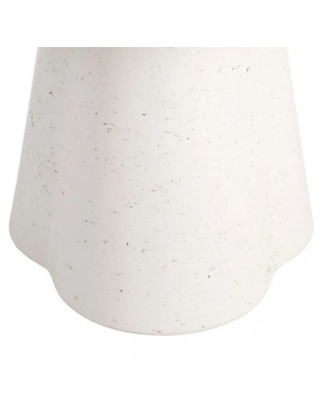 Mesa de Comedor 120 de diseño Moderno SIRIA en Microcemento blanco