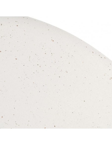 Mesa de Comedor 120 de diseño Moderno SIRIA en Microcemento blanco