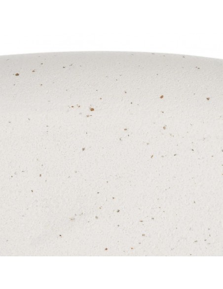 Mesa de sala design moderno 120 SIRIA em microcimento branco