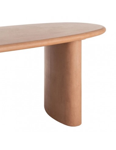 Mesa de jantar oval SIRI 180x90, em terrazo e...