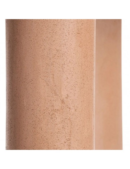 Mesa Comedor ovalada 180x90 SIRI, Terrazo y Microcemento teja