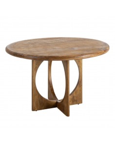 Mesa Redonda étnica 125 SIENNA en Madera de Mango Miel