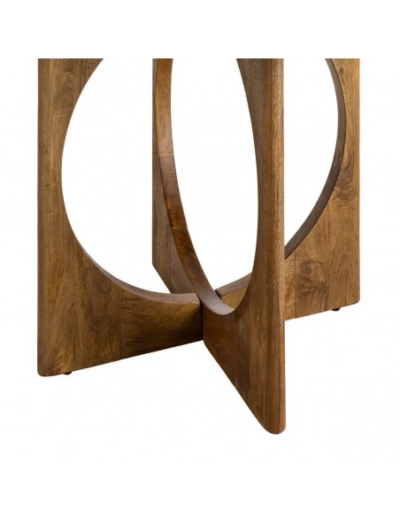 Mesa Redonda étnica 125 SIENNA en Madera de Mango Miel