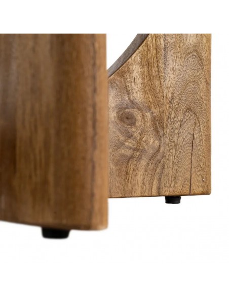 Mesa Redonda étnica 125 SIENNA en Madera de Mango Miel