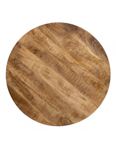 Mesa redonda 90 LYON, Madera de Mango y metal...