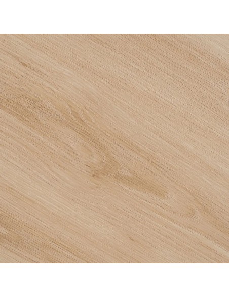 Mesa de Comedor Redonda Ruth120 Natural y Crema de MDF y Metal